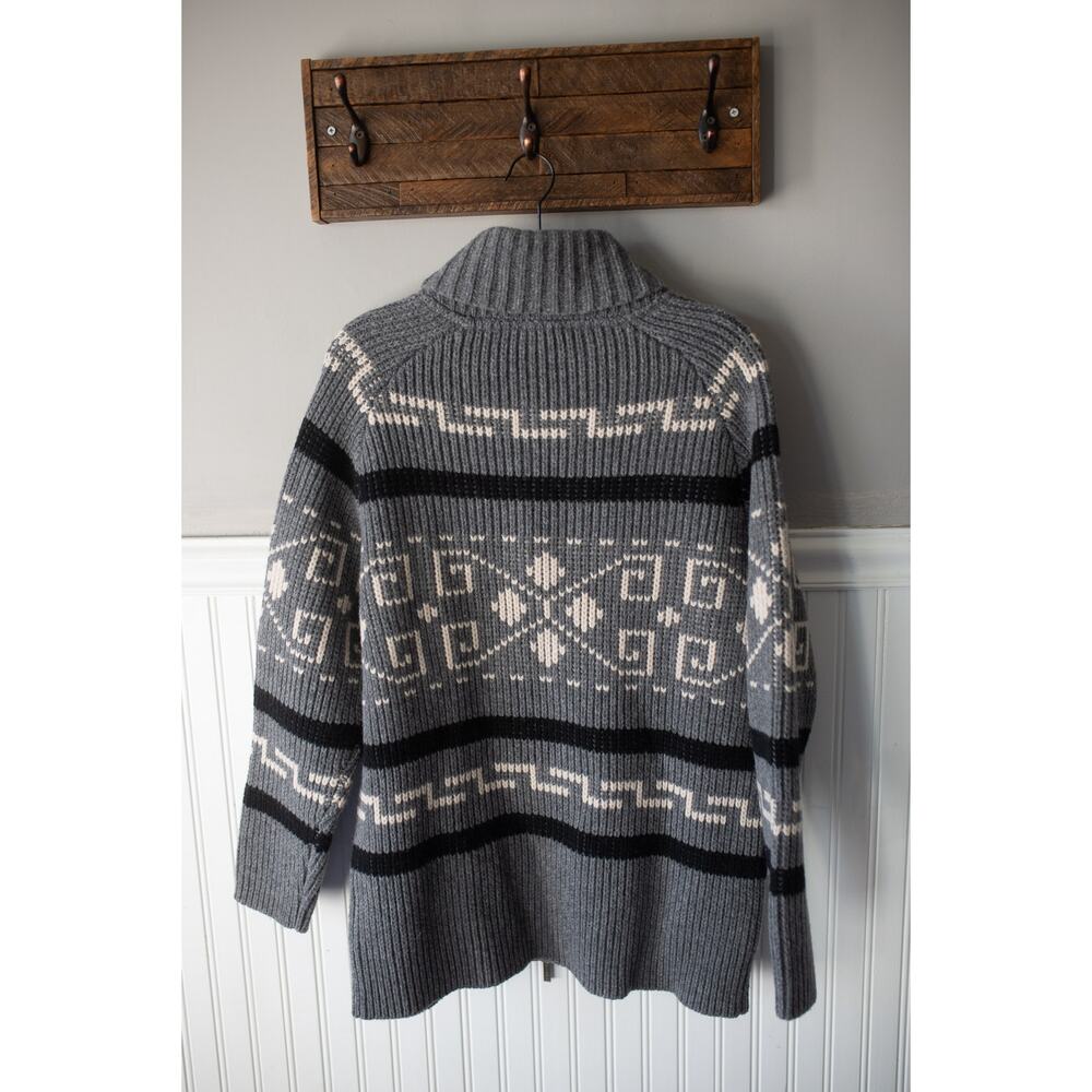 Free People Pendleton Long Westerley Cardigan Med… - image 5